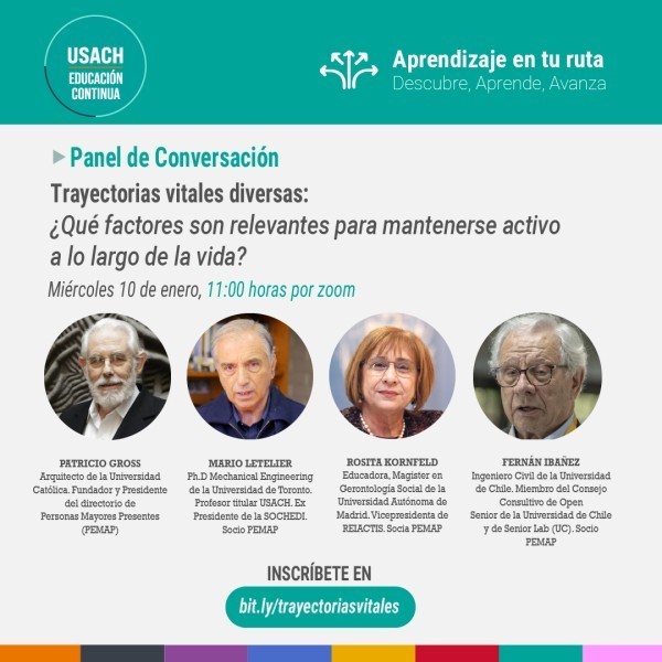 Panel de conversacion trayectorias vitales